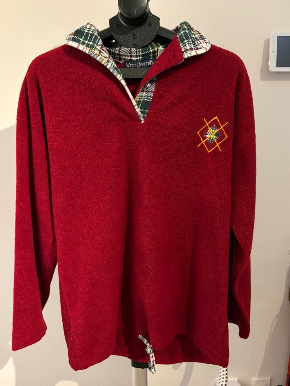 Vintage Vanderbilt Large Unisex Red Sweater